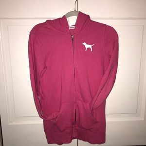 VS Love Pink Full Zip Up Hoodie